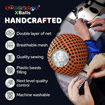 speevers Professional Juggling Balls Set: Soft, Durable, and Non-Slip for Beginners & Pros - Indoor & Outdoor Fun, Skill Development & Stress Relief - 3 Pack with Carry Bag (Orange 4.2 oz)