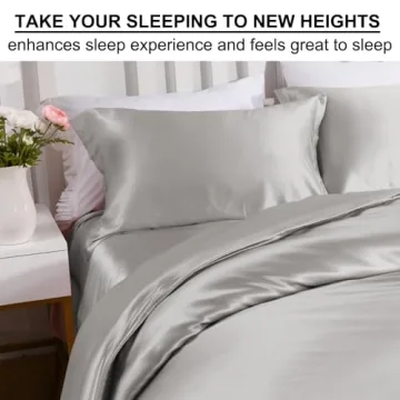 Ravmix Silk Pillowcase for Hair and Skin Soft Luxury