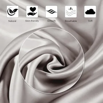 Ravmix Silk Pillowcase for Hair and Skin Soft Luxury