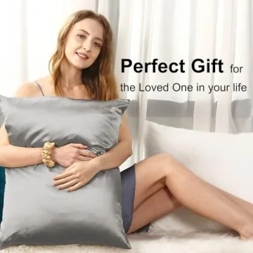 Ravmix Silk Pillowcase for Hair and Skin Soft Luxury