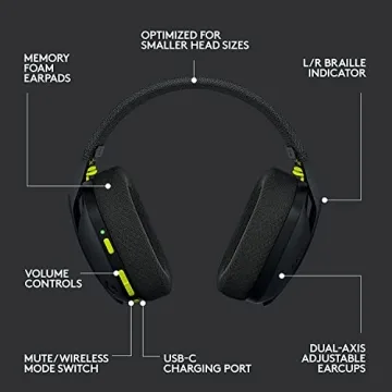 Logitech G435 Wireless Gaming Headset - Renewed