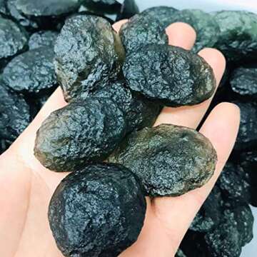 Unique Raw Moldavite Rough Stone for Home and Healing