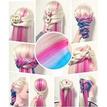 Beauty Star 29" Colorful Mannequin Head for Kids