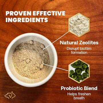 VetriScience Dental Powder for Fresh Breath & Healthy Gums