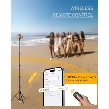 EMART 62’’ Cell Phone Tripod Stand for iPhone, Adjustable Floor Cellphone Tri Pod Holder with Remote, Portable Smartphone Compact Travel Selfie Stick for Video Recording Camera Ring Light Filming