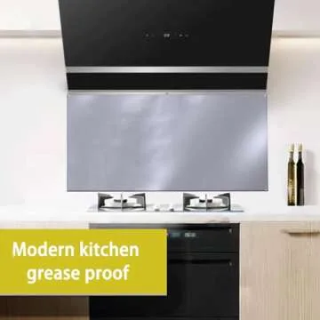 Durable SHACO 24 x 30 Inch Stainless Steel Backsplash