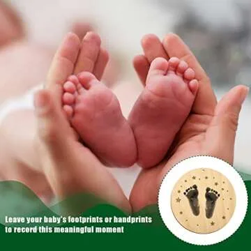 Baby Announcement Sign for Newborns with Ink Pad