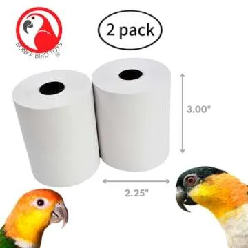 Bonka Bird Toys 3135 Pk2 Large Shredmaster Refill for Birds, 3" Tall x 2.25" Wide, 100% Bird-Safe Materials, Designed for Large Shredmaster Toy, Ideal for Medium to Large Birds