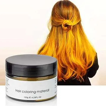 Gold Temporary Hair Dye Wax for Parties & Cosplay