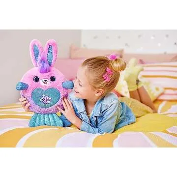Enchanting Rainbocorns Mermaidcorn Plush Toy with Surprises