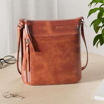 Stylish Leather Crossbody Bags for Women - Versatile Sling Handbags