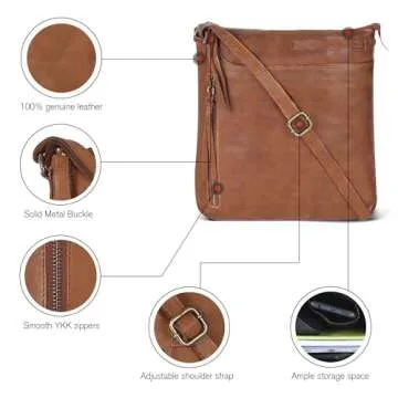 Leather Crossbody Bags for Women - Stylish Sling Handbags