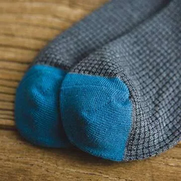 Aitfish Men's 100% Cotton Casual and Dress Socks