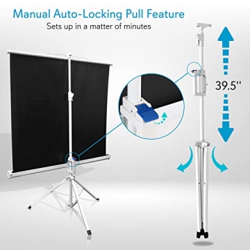 Portable Projector Screen for Events and Presentations