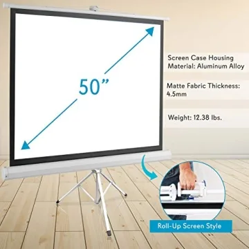 Portable Projector Screen for Events and Presentations