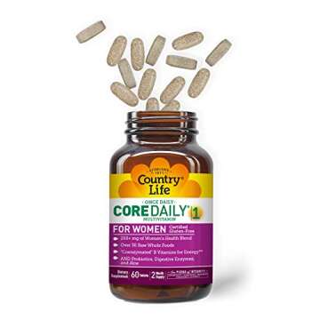 Country Life Women’s Core 1 Daily Multivitamin with Iron and Probiotics