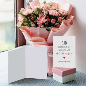 Father's Day Gifts for Dad - Funny Card & Gag Gifts from Daughter