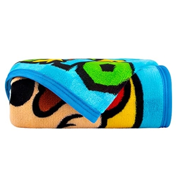 Franco Kids Super Soft Mario Throw Blanket for Children