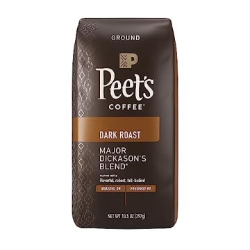 Peet's Organic Dark Roast Coffee Major Dickason's Blend