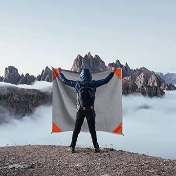 Browntrek Pocket Blanket Compact Picnic Water Resistant