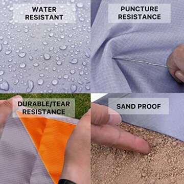 Browntrek Pocket Blanket Compact Picnic Water Resistant