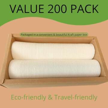Beautiful Mind Cotton Rounds - Eco-Friendly 200 Count