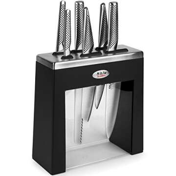 Global 7 Piece Kabuto Knife Block Set - Ultimate Culinary Companion