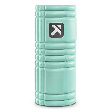 TRIGGERPOINT Performance Therapy Grid Foam Roller for Exercise, Deep Tissue Massage and Muscle Recovery, Original (13-Inch), Mint
