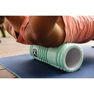 TRIGGERPOINT Performance Therapy Grid Foam Roller for Exercise, Deep Tissue Massage and Muscle Recovery, Original (13-Inch), Mint