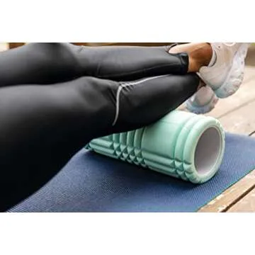 TRIGGERPOINT Performance Therapy Grid Foam Roller for Exercise, Deep Tissue Massage and Muscle Recovery, Original (13-Inch), Mint