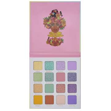 Juvia's Place Garden of Juvia’s Eyeshadow Palette - 16 Pan Palette, Tan, Auburn, & Rich Dark Chocolate, Mattes and Shimmers, Highly Pigmented and Buttery Texture