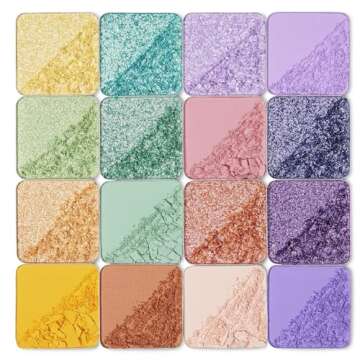 Juvia's Place Garden of Juvia’s Eyeshadow Palette - 16 Pan Palette, Tan, Auburn, & Rich Dark Chocolate, Mattes and Shimmers, Highly Pigmented and Buttery Texture