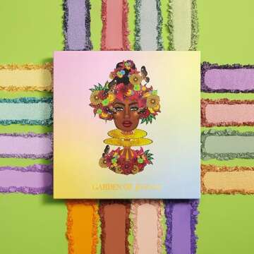 Juvia's Place Garden of Juvia’s Eyeshadow Palette - 16 Pan Palette, Tan, Auburn, & Rich Dark Chocolate, Mattes and Shimmers, Highly Pigmented and Buttery Texture