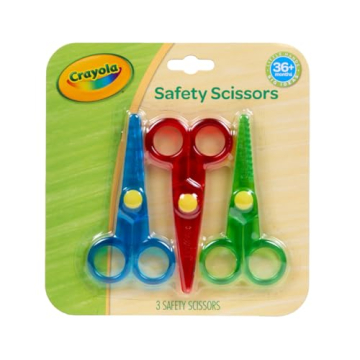 Crayola Safety Scissors for Toddlers - 3ct Set