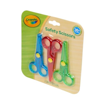 Crayola Safety Scissors for Toddlers - 3ct Set