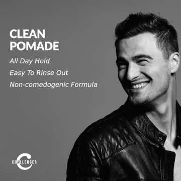 Challenger Fragrance Free Cream Pomade | Non-Comedogenic Styling Product | Unscented Hair Gel | Medi...