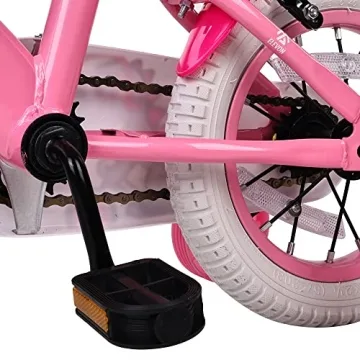 BalanceFrom Dinos Kids Bike with Training Wheels & Basket