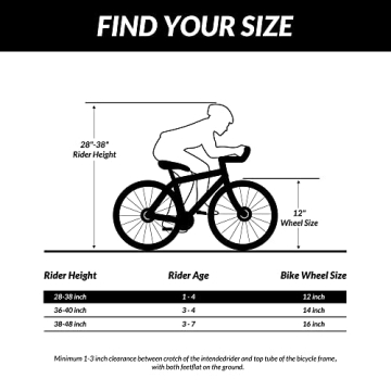 BalanceFrom Dinos Kids Bike with Training Wheels & Basket