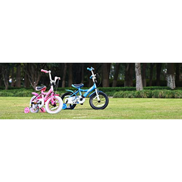 BalanceFrom Dinos Kids Bike with Training Wheels & Basket