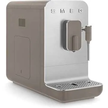 Smeg Fully Automatic Coffee Machine with Steam Taupe