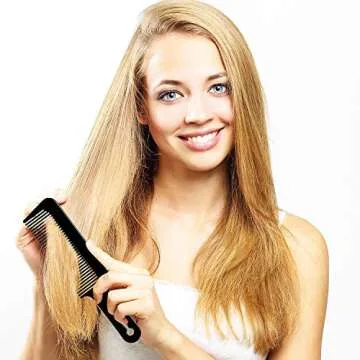 Boao 3 Piece Barber Combs for Precision Hair Cutting