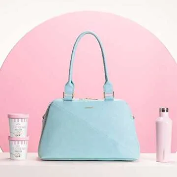 Corkcicle Cooler Bag Rose Quartz Stylish Insulated Handbag