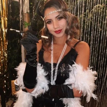 Elegant 58-Inch Flapper Faux Pearl Necklace for Women