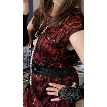 Elegant 58-Inch Flapper Faux Pearl Necklace for Women