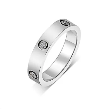 Aojun 18K Gold Plated Titanium Steel Stacking Ring