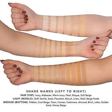 Jouer Essential High Coverage Crème Foundation - Available in 50 Shades for All Skin Tones - Health...