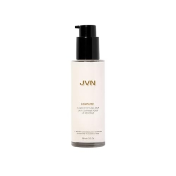 JVN Complete Blowout Styling Milk Heat Protector Cream - Smooths & Protects