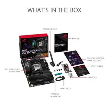 ASUS ROG STRIX X670E-F GAMING WIFI ATX Motherboard