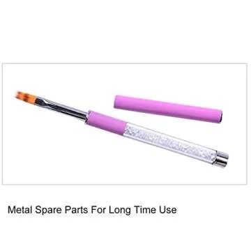 WOKOTO 4 Pcs Ombre Nail Brush Ombre Brush For Gel Nails Gradient Nail Sponges For Ombre Brushes For Acrylic Nails Set Nail Art Brushes For Acrylic Application Nail Art Tools For Nail Art