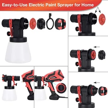 AOBEN Paint Sprayer 750W Electric Gun for Home Projects